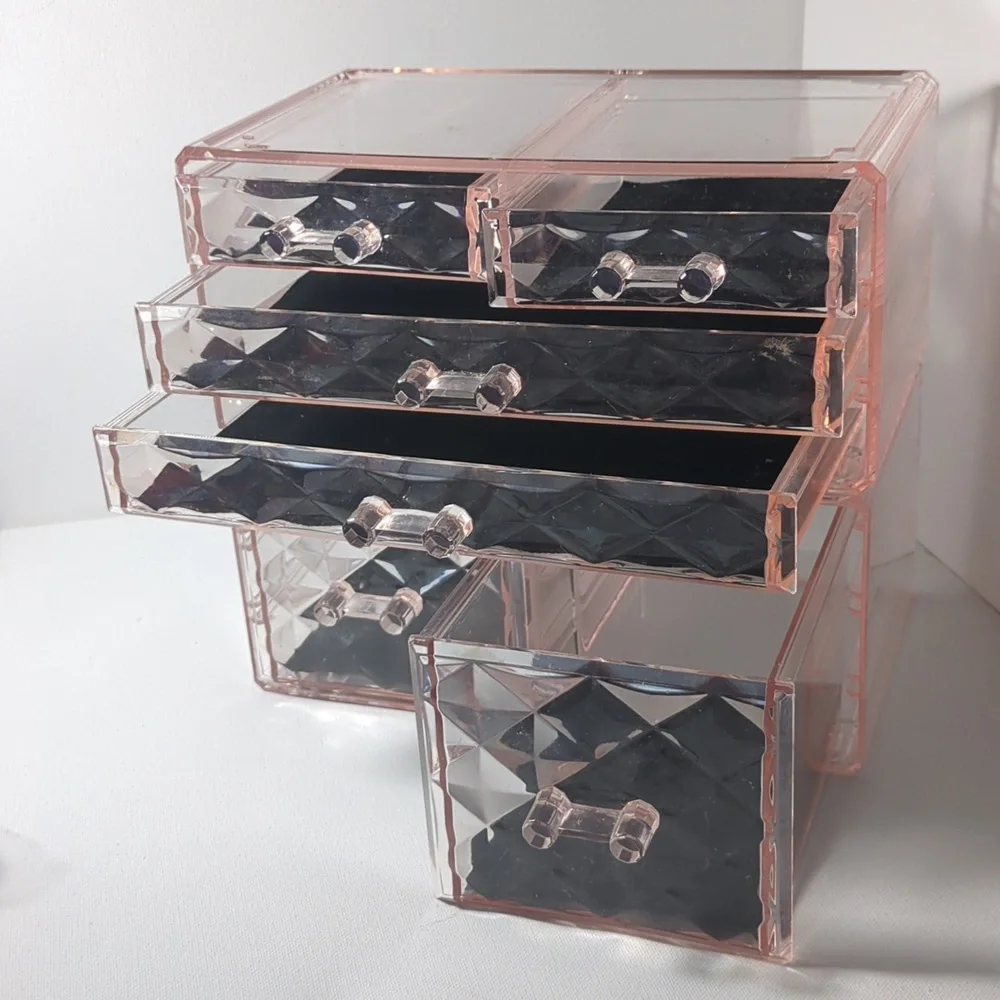 Acrylic Stackable Cosmetics Organizer - Picture 3 of 5